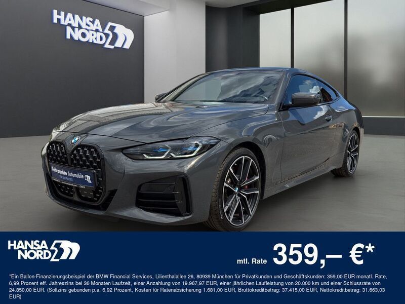 Grau / dravitgrau (metallic) Gebraucht 2021 BMW M440 M Sport Limousine | 49.950 € (Fairer Preis) - Bild 1/4