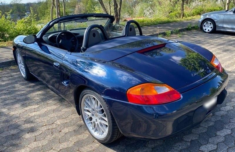 Gebraucht Porsche Boxster 204 PS (150 kW) 1999 Blau Cabrio