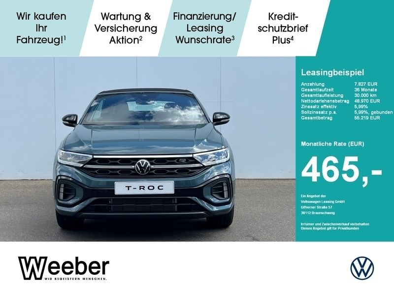 Othercolor Gebraucht 2022 VW T-Roc Cabriolet R-line Cabrio | 44.470 € - Bild 1/4