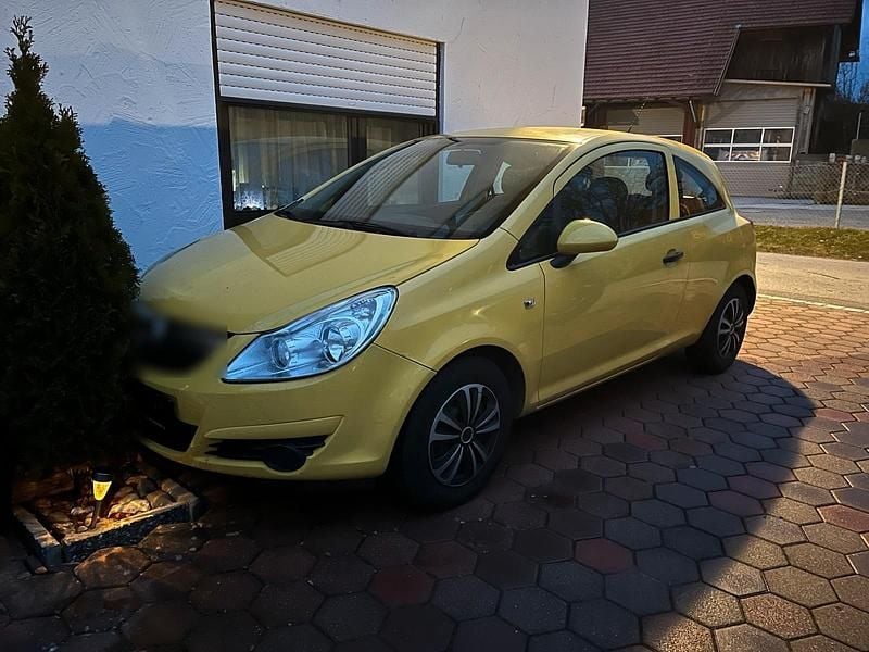 Gebraucht Opel Corsa 59 PS (43 kW) 2009 Gelb Kleinwagen