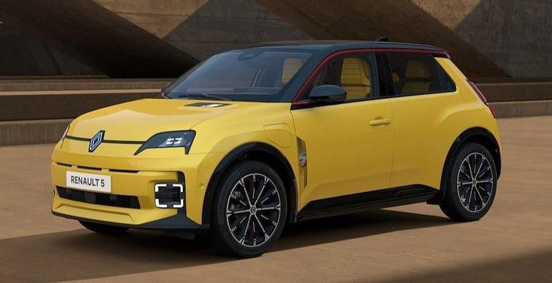 Neu Renault R5 Iconic 110 kW (150 PS) 2025 Popyellow!+black pearlschwarz Kleinwagen