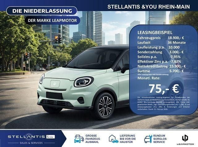 Neu Leapmotor T03 69 kW (95 PS) 2026 Grün Kleinwagen