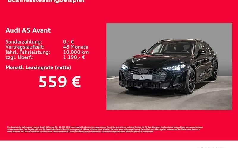 Neu Audi A5 Ambiente 204 PS (150 kW) 2025 Schwarz Kombi