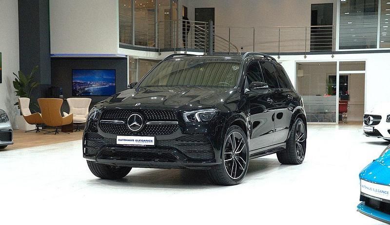 Obsidianschwarz metalliclack Gebraucht 2022 Mercedes GLE350 AMG line SUV | 62.980 € (Fairer Preis) - Bild 1/4