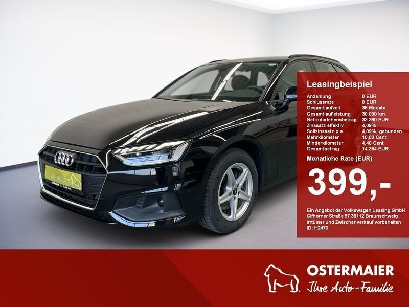 Brillantschwarz Gebraucht 2024 Audi A4 Kombi | 30.680 € (Superpreis) - Bild 1/4