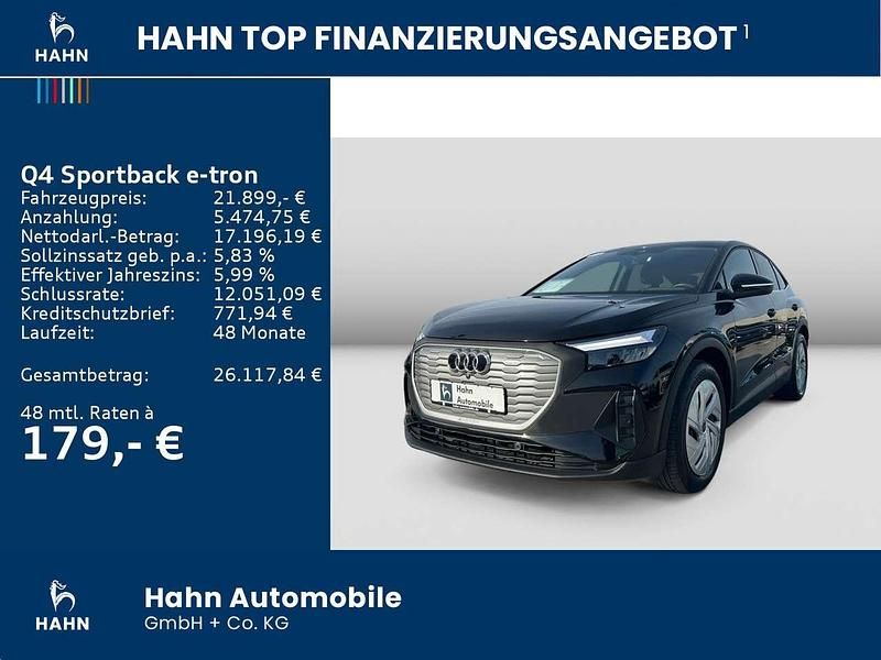 Gebraucht Audi Q4 e-tron 125 kW (170 PS) 2022 Mythosschwarz metallic SUV