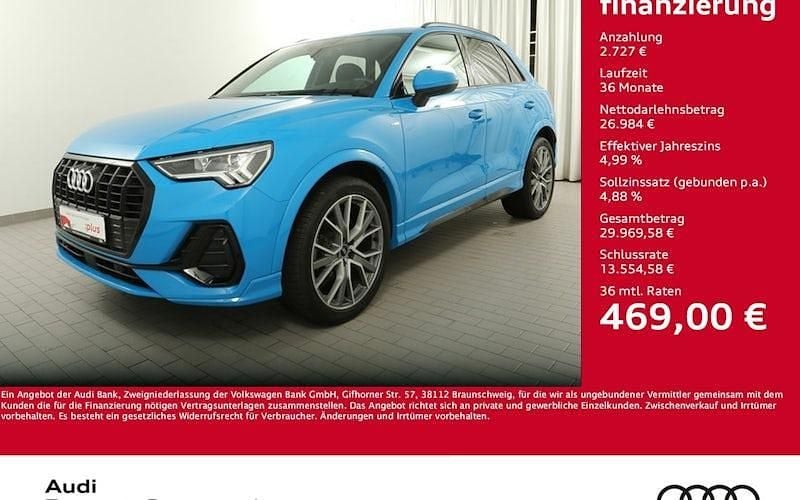 Gebraucht Audi Q3 S-Line 150 PS (110 kW) 2021 Blau SUV