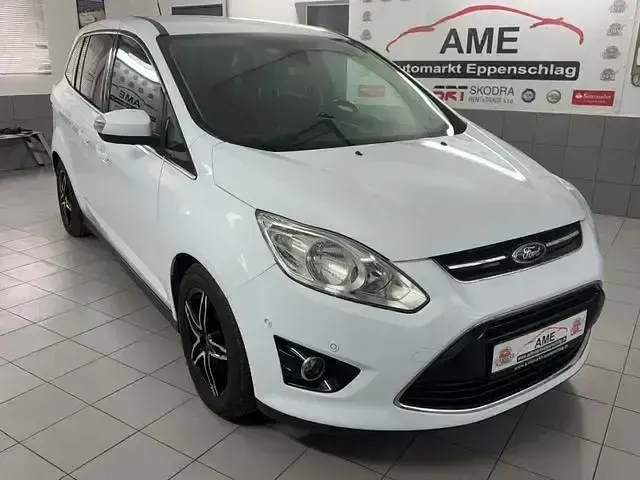 Gebraucht Ford Grand C-Max Titanium 150 PS (110 kW) 2012 Weiß Van / Kleinbus