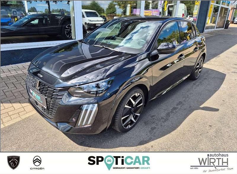 Perla nera schwarz metallic Gebraucht 2024 Peugeot e-208 GT Kleinwagen | 27.890 € - Bild 1/4