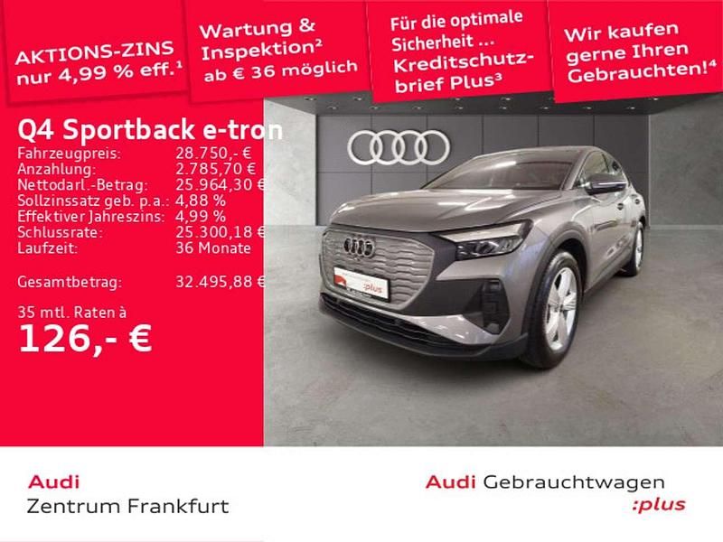 Gebraucht Audi Q4 e-tron 150 kW (204 PS) 2022 Taifungrau metallic SUV