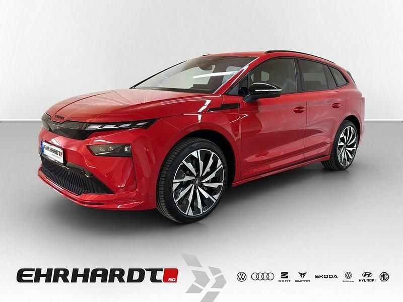 Rot Neu 2025 Skoda Enyaq iV SportLine SUV | 56.990 € (Teuer) - Bild 1/3