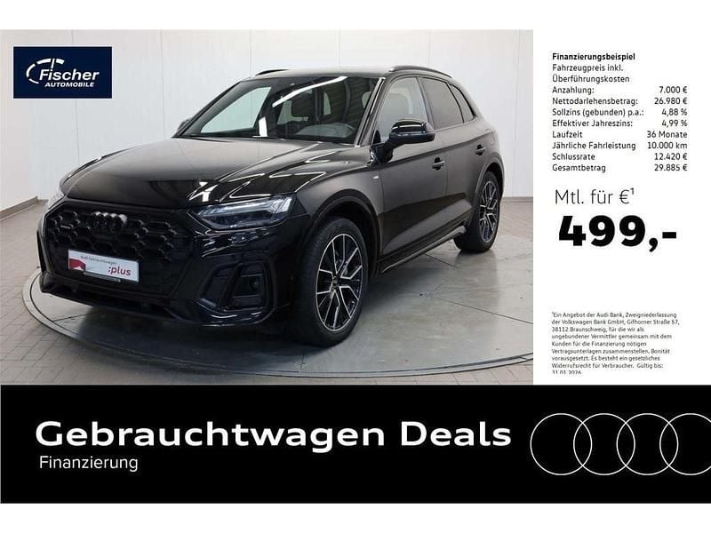 Schwarz Gebraucht 2022 Audi Q5 S-Line SUV | 33.980 € (Etwas zu teuer) - Bild 1/4
