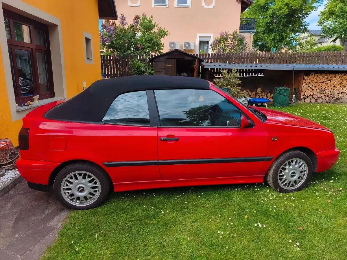 Brugt VW Golf Cabriolet 116 HK (85 kW) 1995 Rød Cabriolet