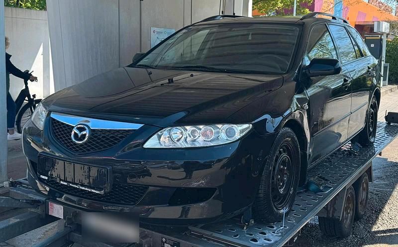 Schwarz Gebraucht 2002 Mazda 6 Limousine | 400 € (Superpreis) - Bild 1/4