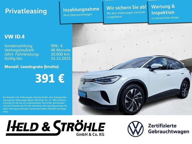 Gletscherweiß metallic Gebraucht 2025 VW ID.4 Pro SUV | 41.890 € (Fairer Preis) - Bild 1/3