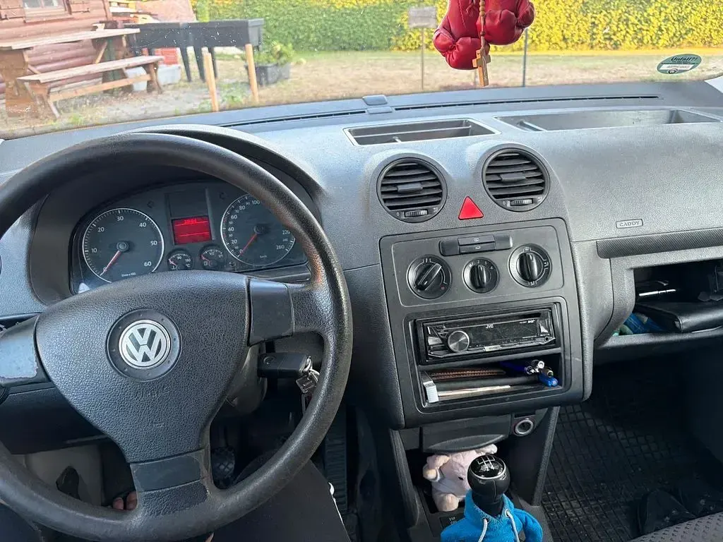 Gebraucht VW Caddy Life 69 PS (50 kW) 2008 Gelb Van / Kleinbus