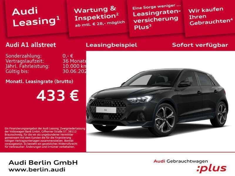 Mythosschwarz metallic Gebraucht 2024 Audi A1 Sport Kleinwagen | 34.600 € (Teuer) - Bild 1/3