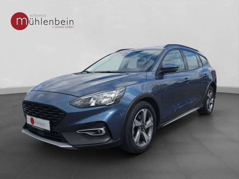 Chromablau metallic Gebraucht 2019 Ford Focus Kombi | 16.890 € (Fairer Preis) - Bild 1/4