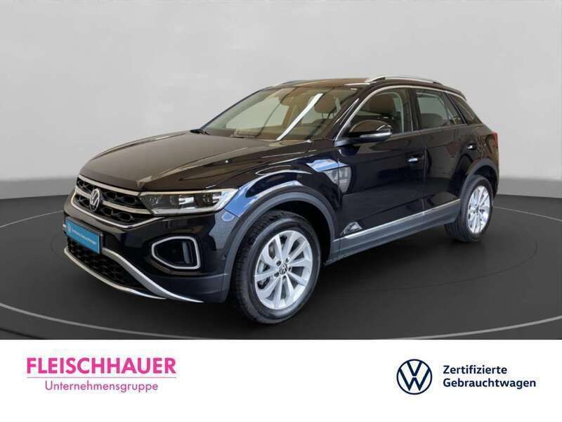 Schwarz Gebraucht 2024 VW T-Roc Style SUV | 29.890 € (Guter Preis) - Bild 1/4