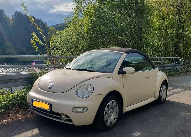 Beige Gebraucht 2003 VW Beetle Cabrio | 2.150 € (Superpreis) - Bild 1/4