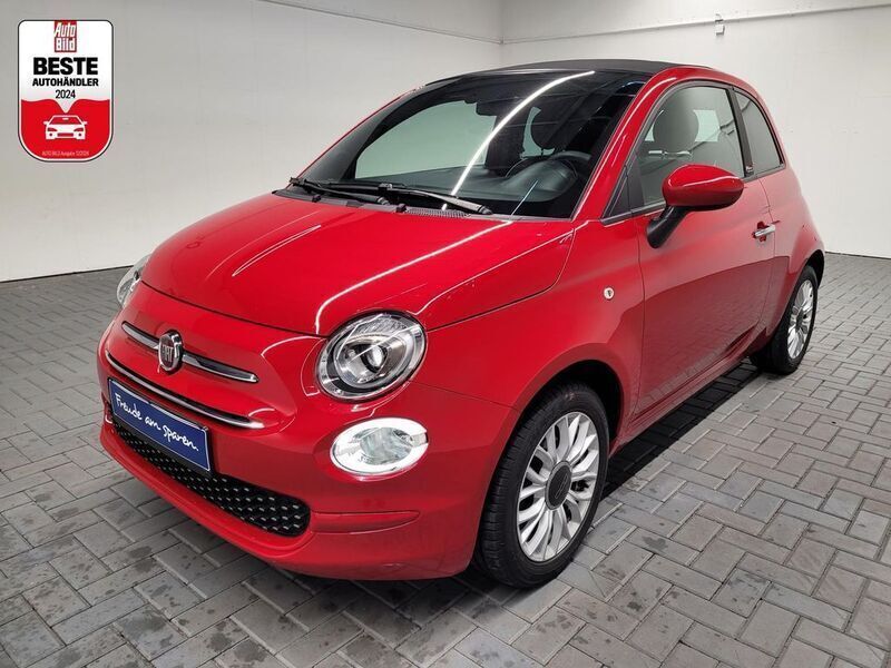 Rot (passionerot) Gebraucht 2021 Fiat 500C Lounge Cabrio | 13.980 € (Fairer Preis) - Bild 1/4