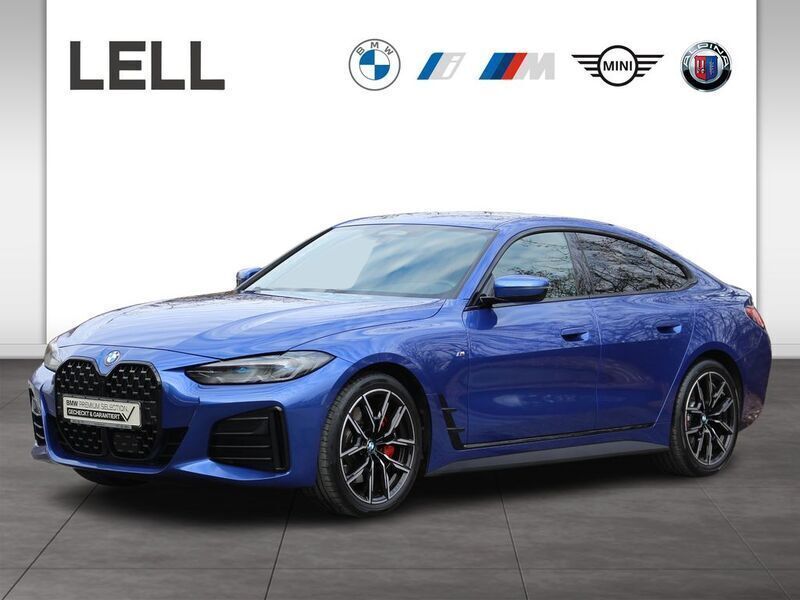 Blau Gebraucht 2021 BMW 420 Gran Coupé M Sport Coupé | 37.850 € (Teuer) - Bild 1/4
