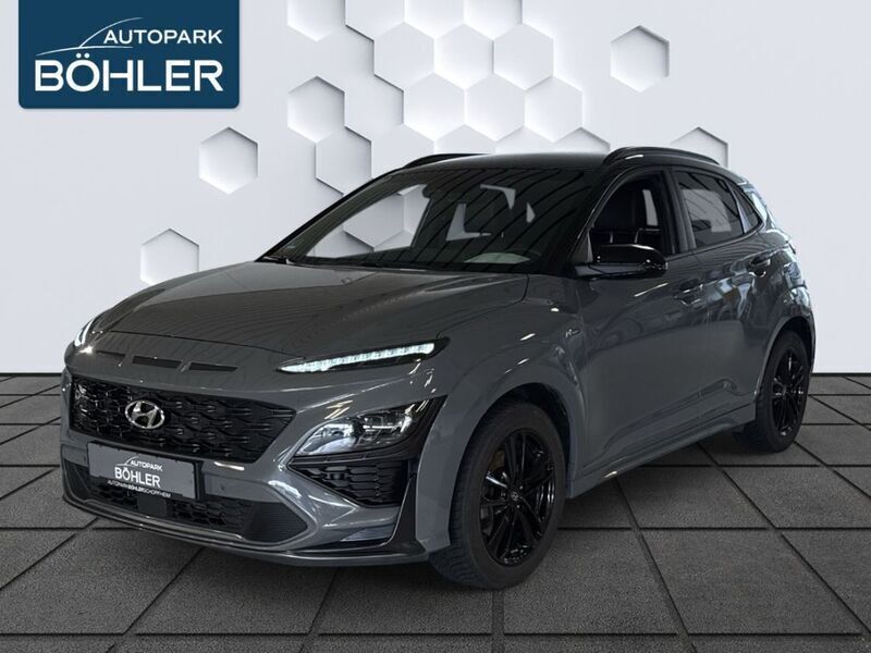 Grau Gebraucht 2022 Hyundai Kona N Line SUV | 23.990 € (Teuer) - Bild 1/4