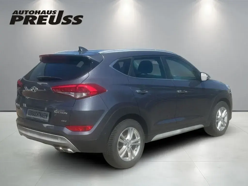 Gebraucht Hyundai Tucson Premium 185 PS (136 kW) 2018 Micron grey / met SUV