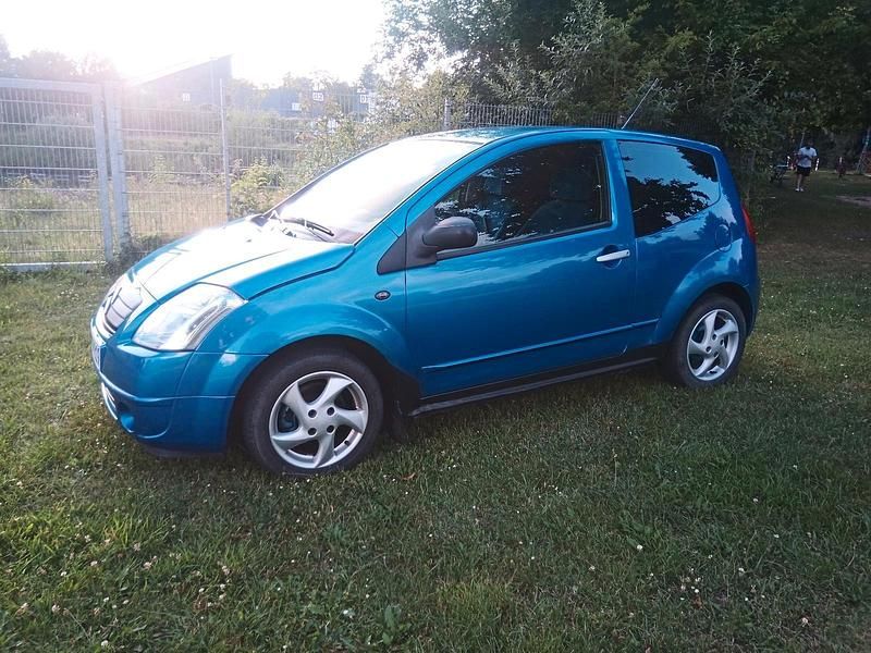 Gebraucht Citroën C2 VTR Sport 60 PS (44 kW) 2005 Blau Kleinwagen