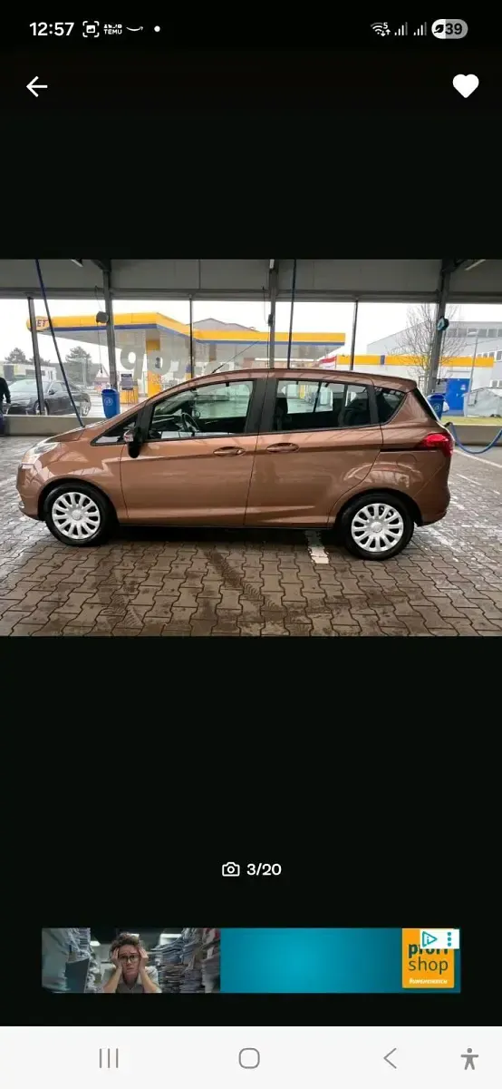 Gebraucht Ford B-MAX Titanium 101 PS (74 kW) 2014 Braun Van / Kleinbus