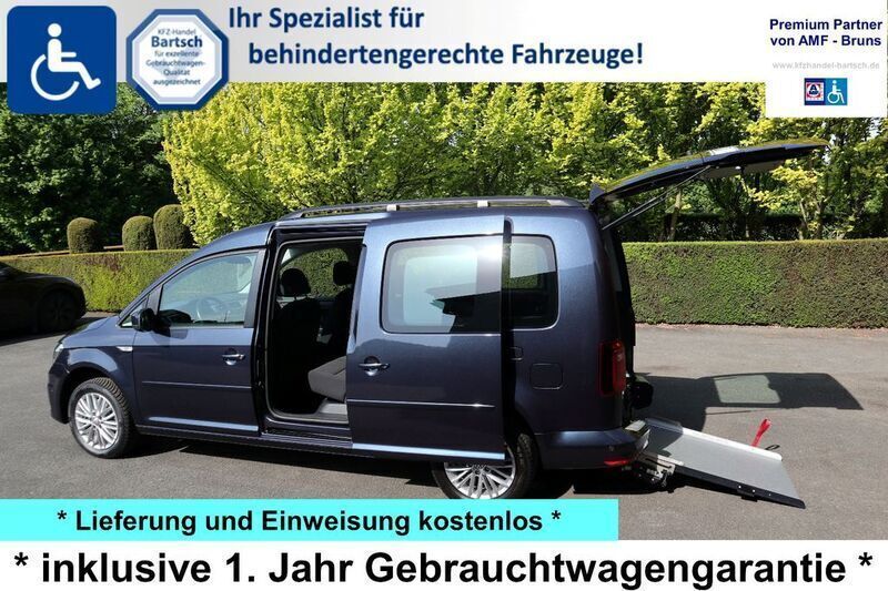 Blau Gebraucht 2019 VW Caddy Maxi Comfortline Van / Kleinbus | 37.900 € - Bild 1/4