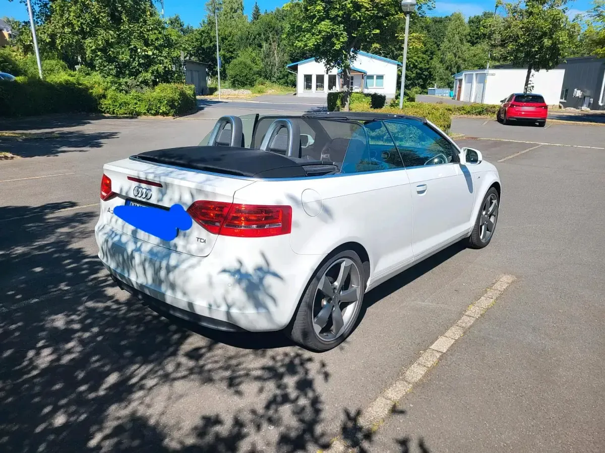 Gebraucht Audi A3 Cabriolet S-Line 140 PS (102 kW) 2013 Weiß Cabrio