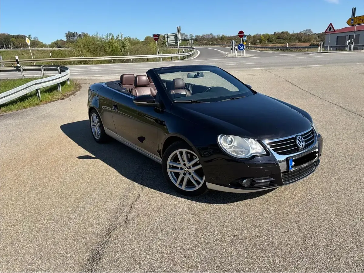 Brugt VW Eos Edition 140 HK (102 kW) 2008 Sort Cabriolet
