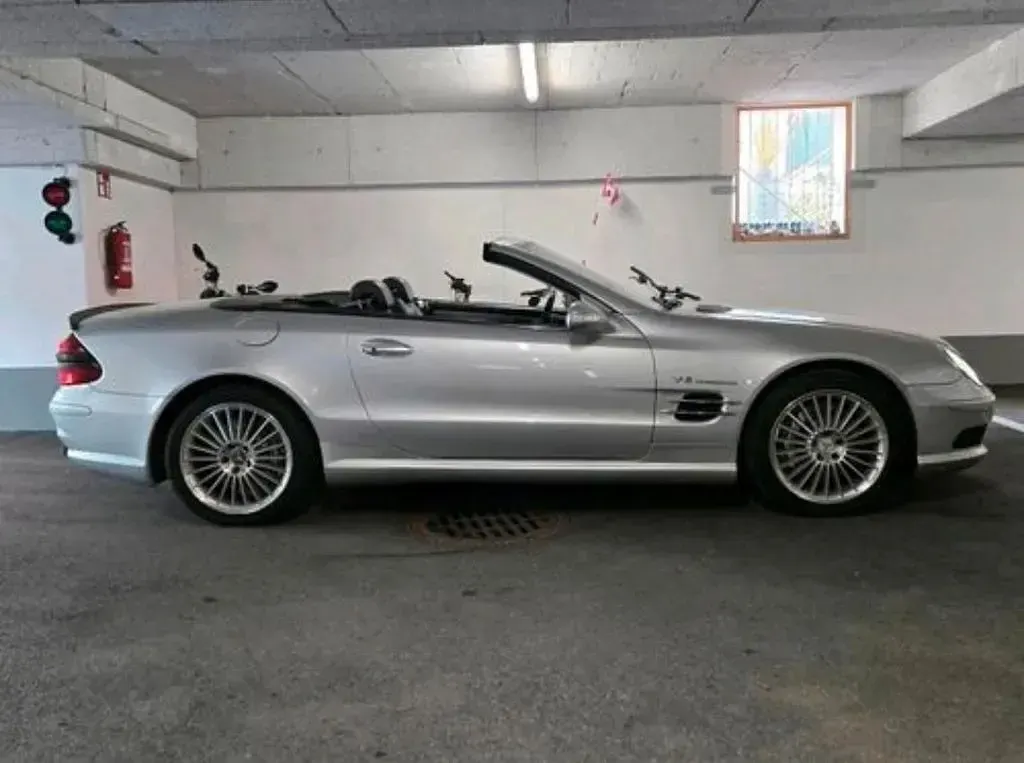Gebraucht Mercedes SL55 AMG AMG 500 PS (367 kW) 2004 Silber Cabrio