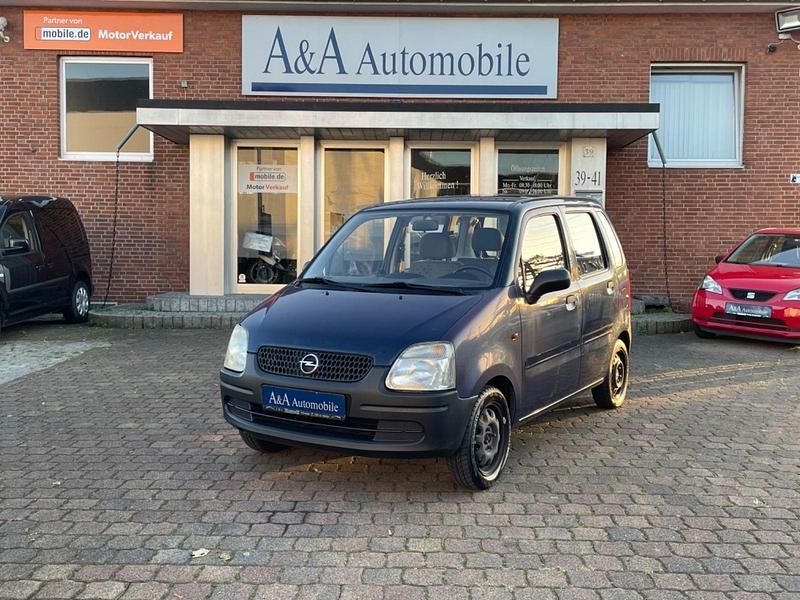 Blau Gebraucht 2001 Opel Agila Kleinwagen | 400 € (Guter Preis) - Bild 1/4