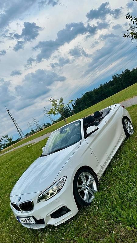 Weiß Gebraucht 2016 BMW 220 Shadowline Cabrio | 18.800 € (Fairer Preis) - Bild 1/4