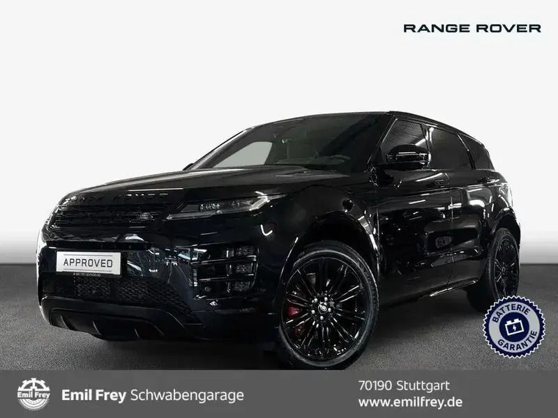 Schwarz Gebraucht 2024 Land Rover Range Rover evoque SE Dynamic SUV | 63.990 € - Bild 1/3