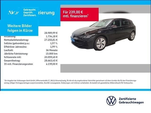 Schwarz Gebraucht 2024 VW Golf VIII Goal Limousine | 27.990 € (Superpreis) - Bild 1/4