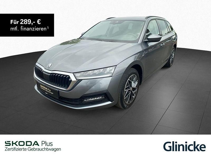 Graphitegrau metallic Gebraucht 2022 Skoda Octavia Clever Kombi | 20.833 € (Fairer Preis) - Bild 1/3
