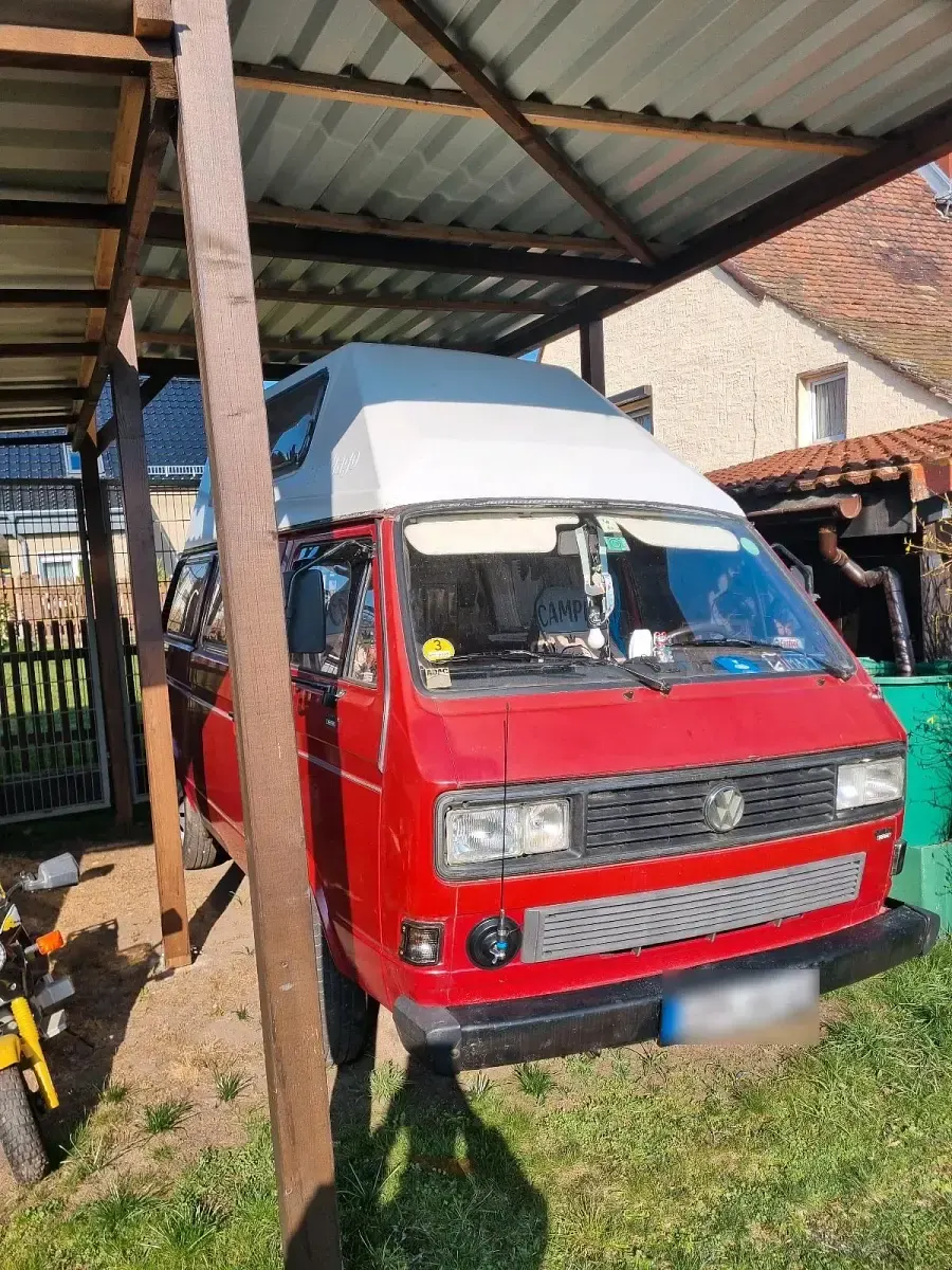 Gebraucht VW T3 70 PS (51 kW) 1986 Rot Van