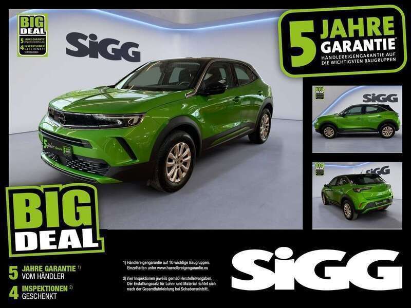 Matcha green/ikone gruen Gebraucht 2021 Opel Mokka Edition SUV | 12.980 € (Fairer Preis) - Bild 1/4