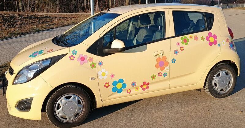 Gelb Gebraucht 2013 Chevrolet Spark LS Kleinwagen | 2.500 € (Guter Preis) - Bild 1/4