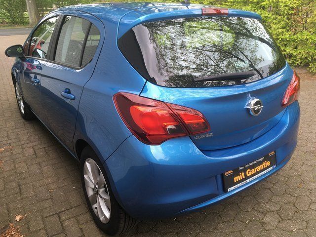 Gebraucht Opel Corsa 90 PS (66 kW) 2018 Blau metallic Limousine