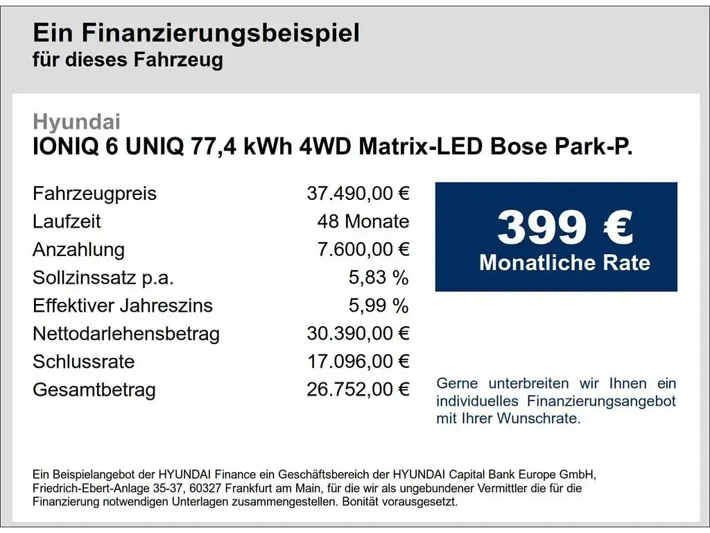 Gebraucht Hyundai Ioniq 6 239 kW (325 PS) 2023 Silber Limousine