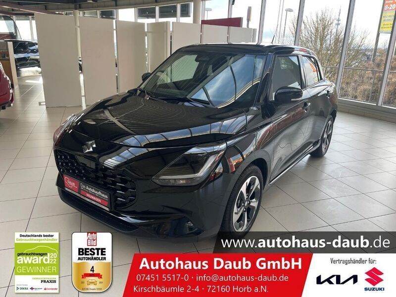 Super black pearl (schwarz) Neu 2025 Suzuki Swift Comfort Kleinwagen | 21.490 € - Bild 1/4