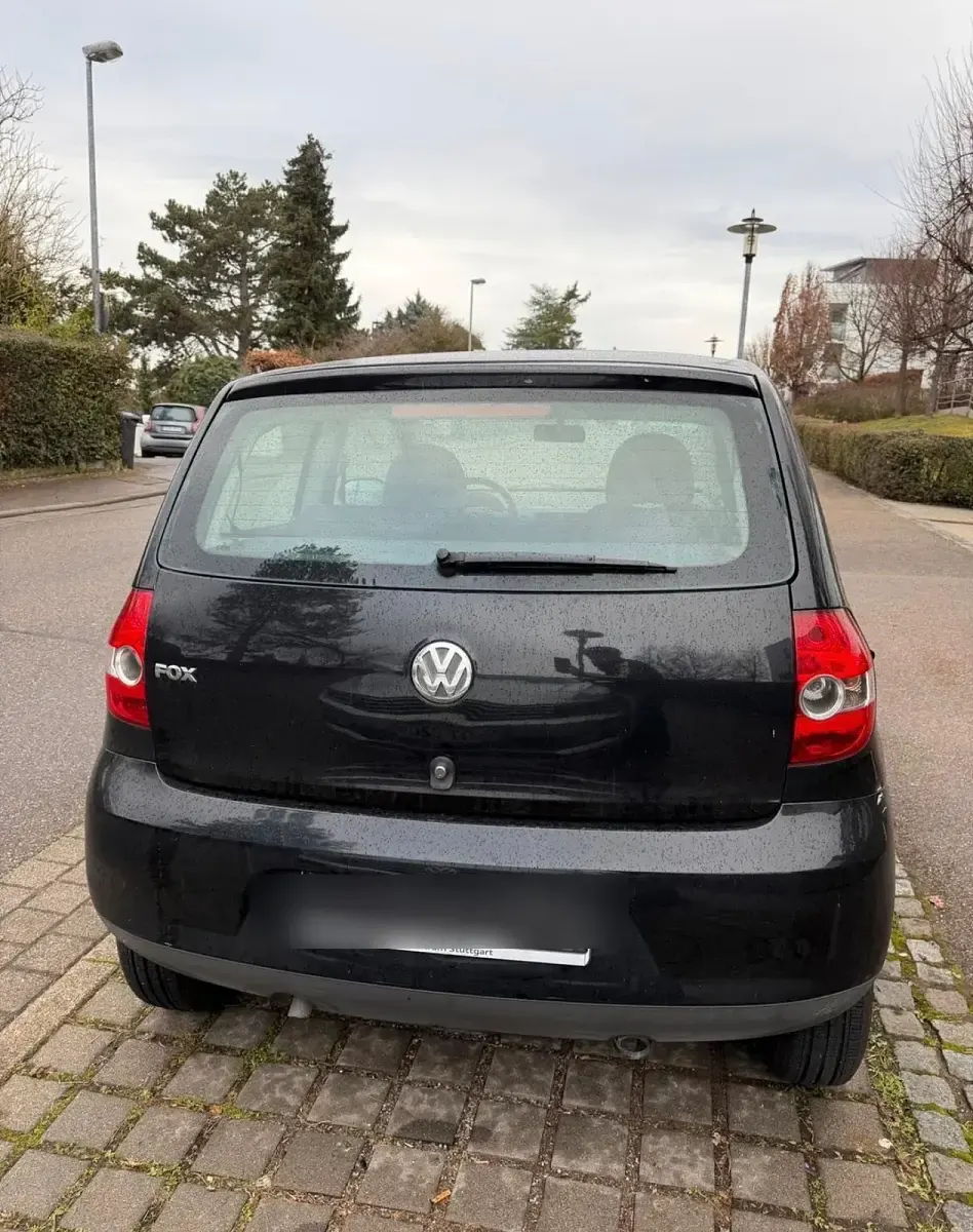Gebraucht VW Fox 2012 Schwarz Kleinwagen