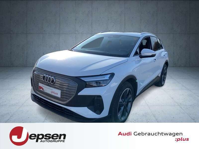 Gletscherweiß metallic Gebraucht 2022 Audi Q4 e-tron Sport SUV | 33.970 € (Guter Preis) - Bild 1/4
