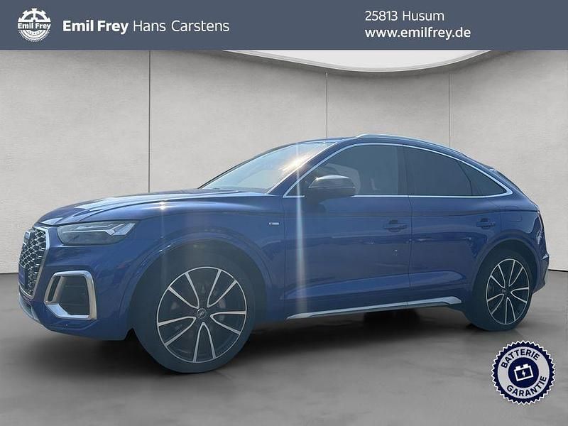 Blau Gebraucht 2021 Audi Q5 Sportback S-Line SUV | 40.980 € (Superpreis) - Bild 1/3