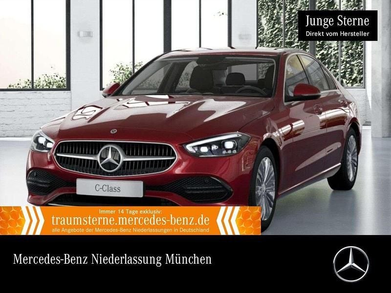 Rot Gebraucht 2024 Mercedes C180 Advanced Limousine | 35.890 € (Guter Preis) - Bild 1/3