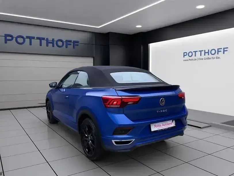 Gebraucht VW T-Roc Cabriolet Style 150 PS (110 kW) 2022 Blau Cabrio